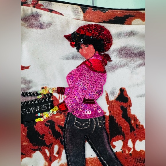 Prezzo Sequined Cowgirl Shoulder Bag - Picture 7 of 13